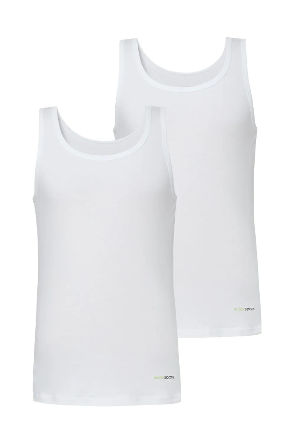 Blackspade Erkek 2'li Tender Cotton Beyaz Atlet 9678B