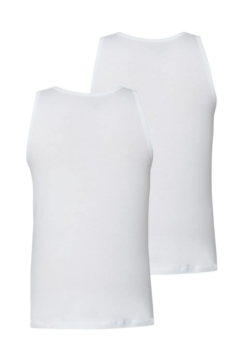 Blackspade Erkek 2'li Tender Cotton Beyaz Atlet 9678B