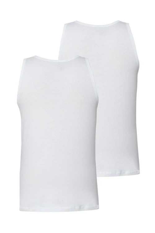 Blackspade Erkek 2'li Tender Cotton Beyaz Atlet 9678B