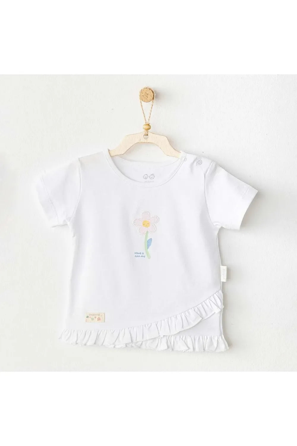Andy Wawa Bebek Beyaz Tişört AC25966