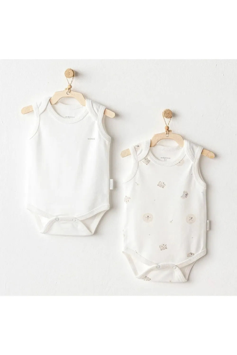 Andy Wawa Bebek Ekru 2'li Body AC25844