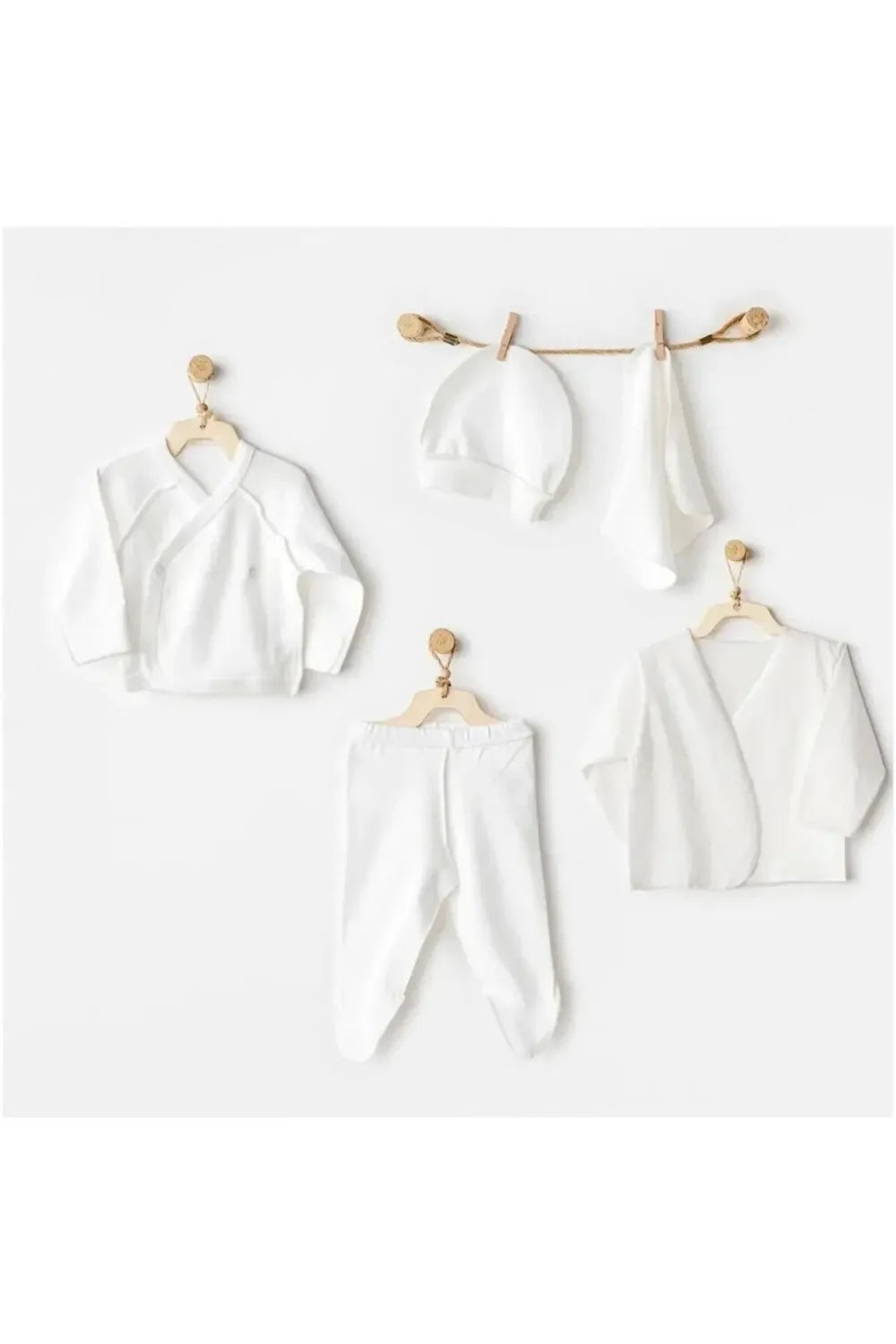 Andy Wawa Bebek 5 Parça Hastane Çıkışı AC25730GOTS