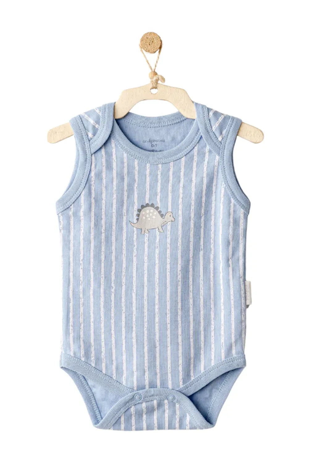 Andy Wawa Bebek 2'li Body Dino Bej Mavi Zıbın AC25921