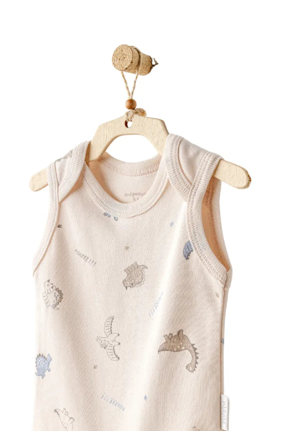 Andy Wawa Bebek 2'li Body Dino Bej Mavi Zıbın AC25921