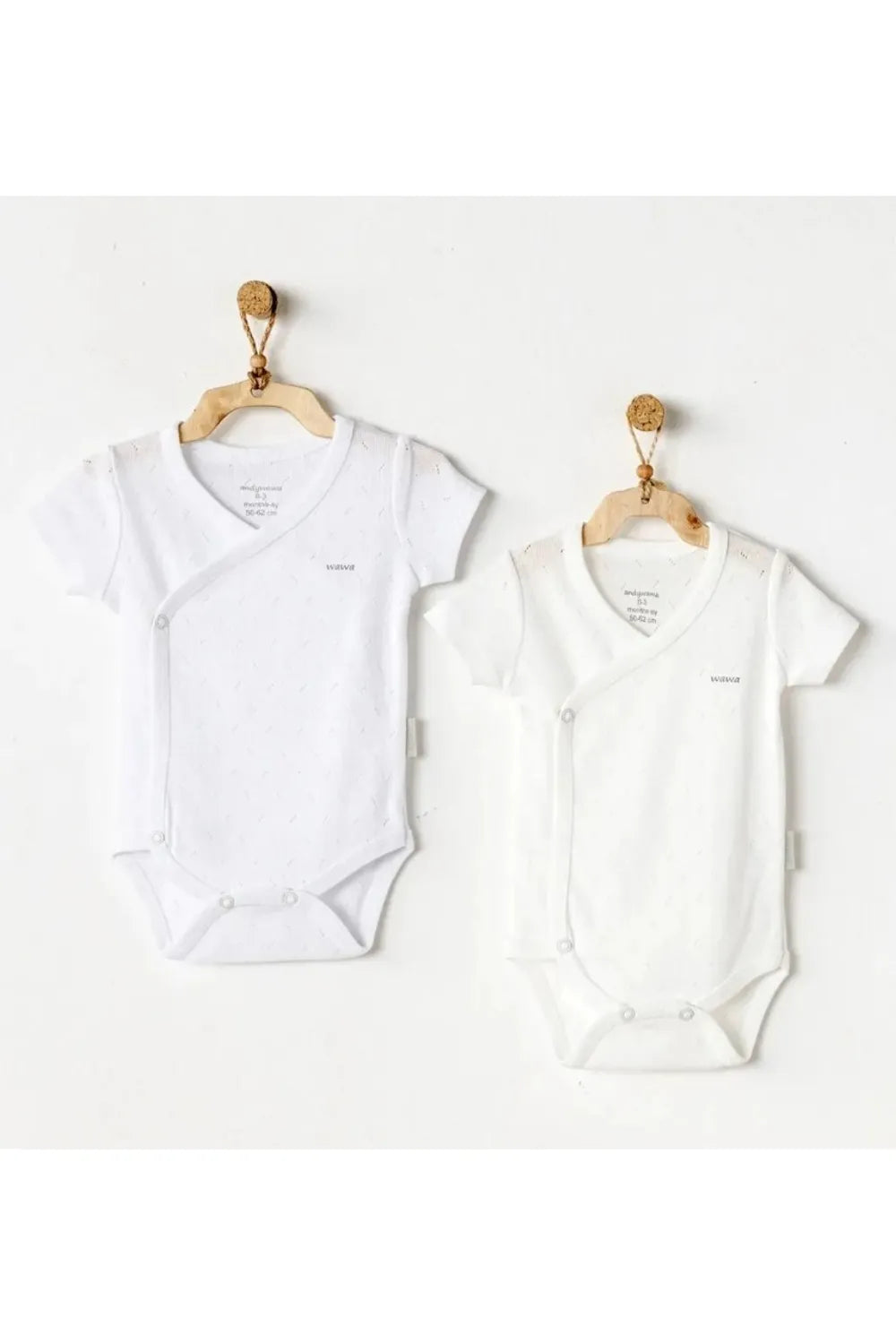 Andy Wawa Bebek Ekru Beyaz 2'li Body AC25554