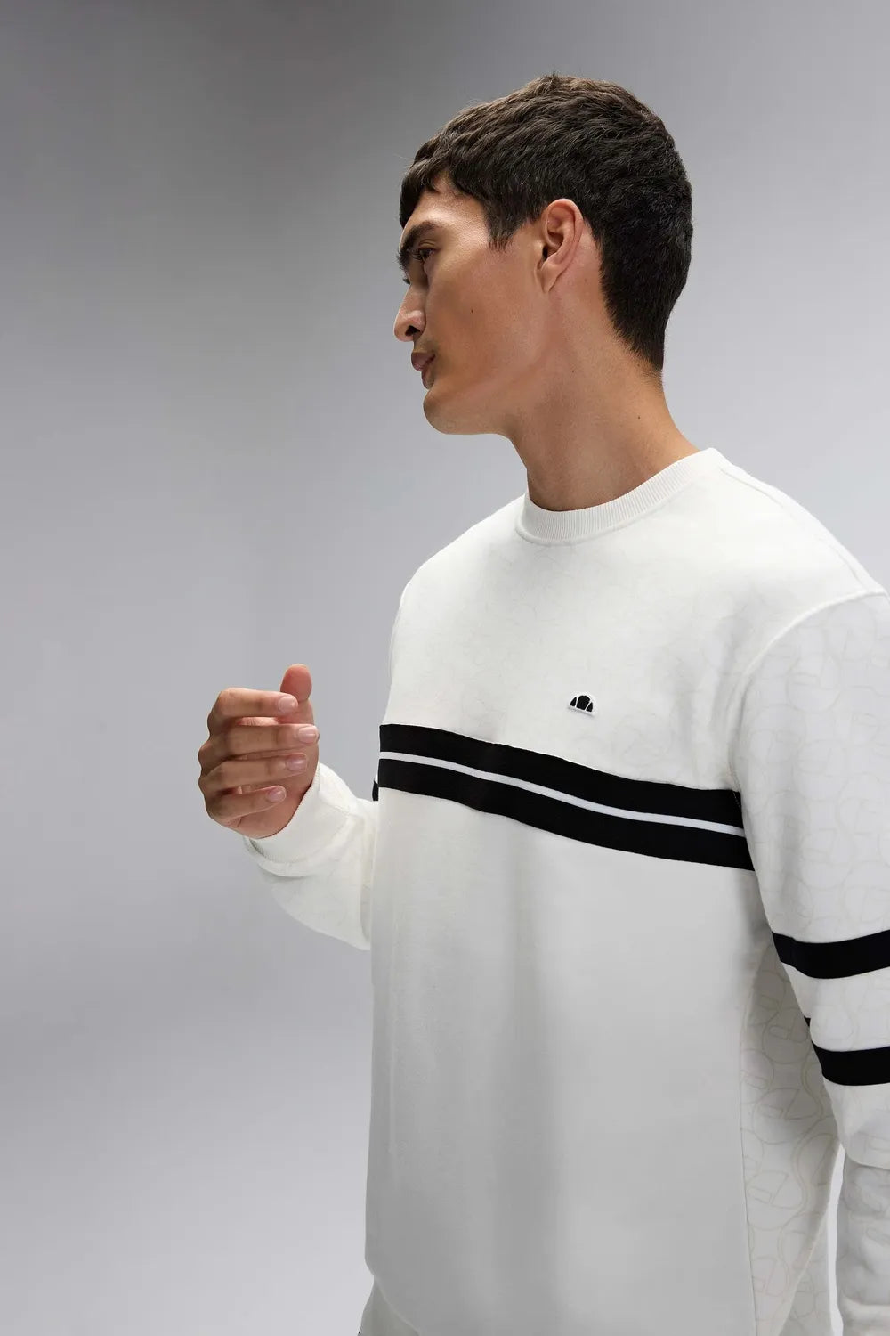 Ellesse Erkek Beyaz Sweatshirt EM618-OF