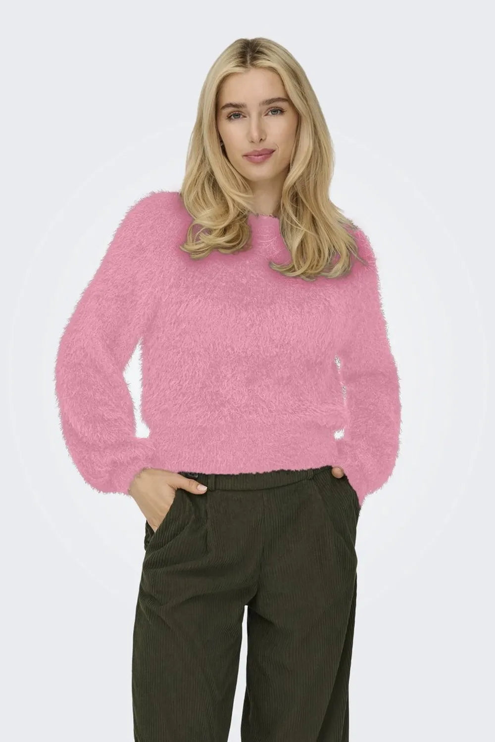 ONLY Kadın Pastel Pembe Kazak 15350650