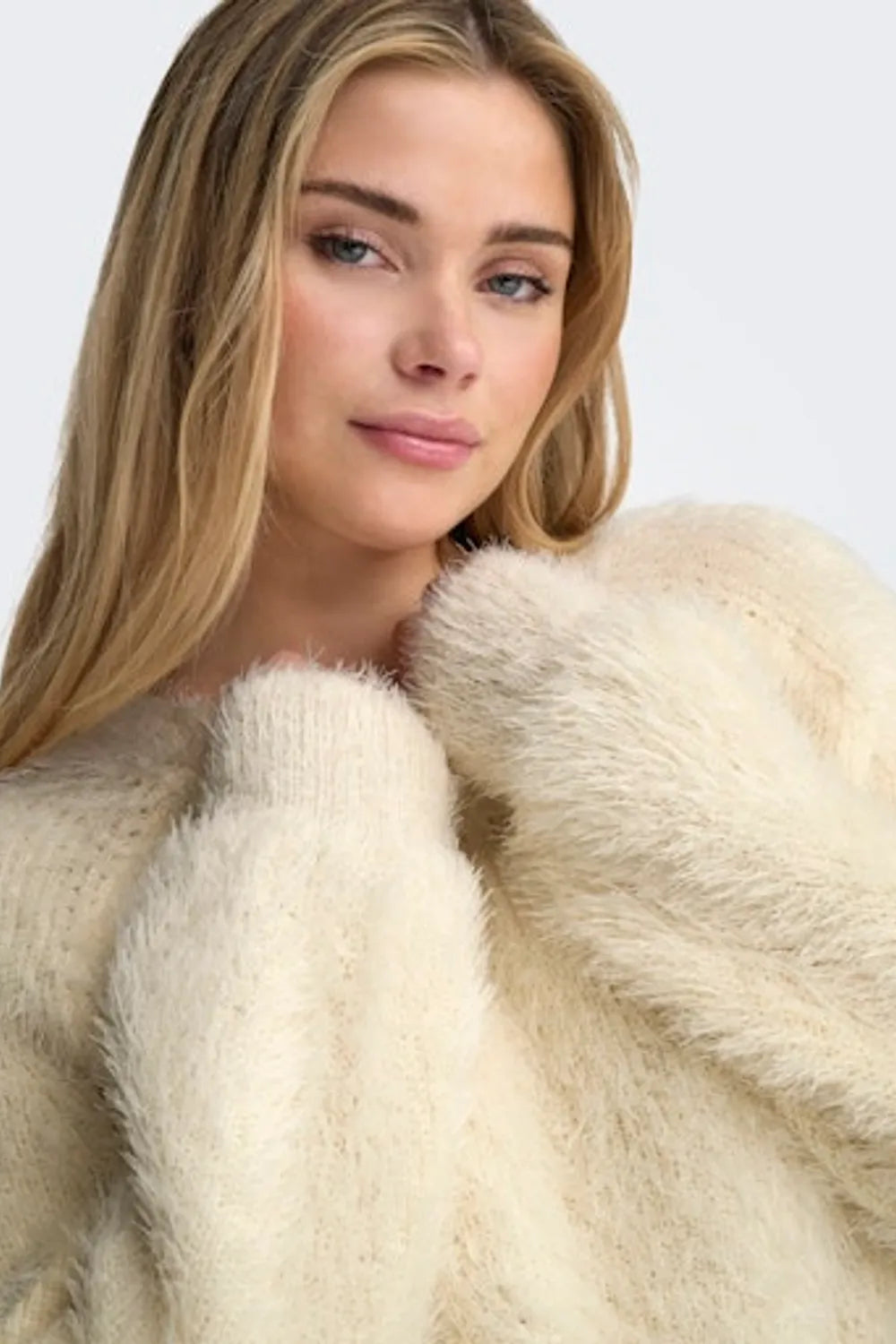 ONLY Kadın Kırık Beyaz Kazak 15350650