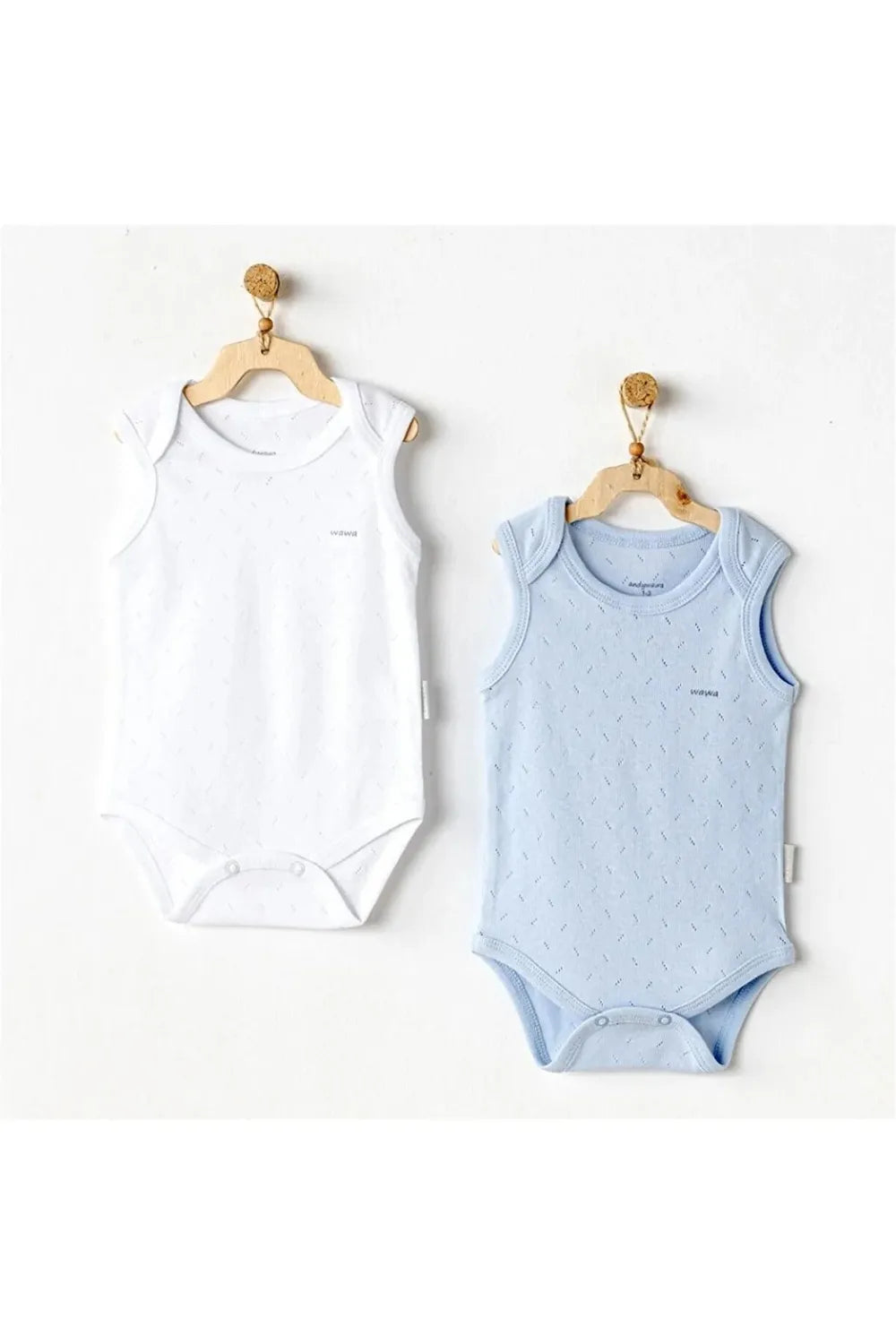 Andy Wawa Bebek Ekru Beyaz 2'li Body AC25553