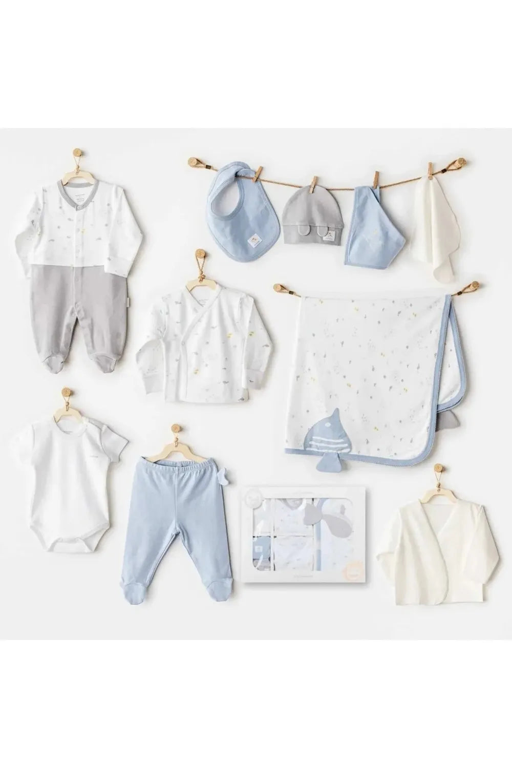 Andy Wawa Bebek Newborn Set Ocean 10 Parça Hastane Çıkışı AC25601