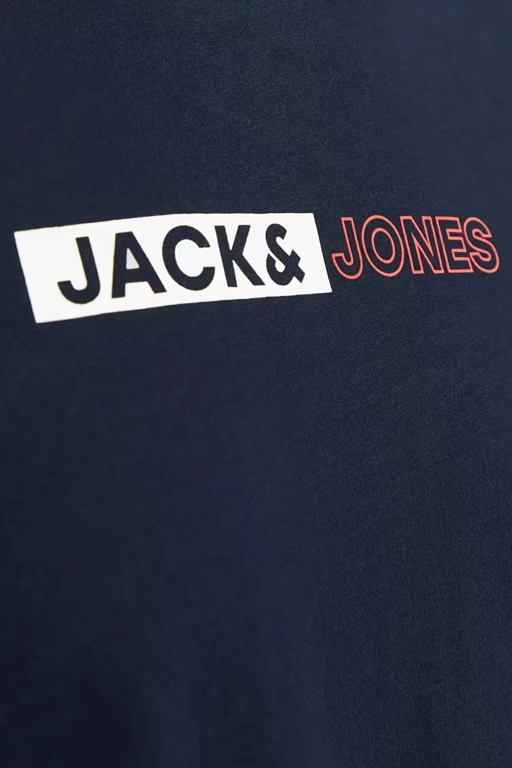 JACK JONES Erkek Lacivert Logo Tişört 12233999