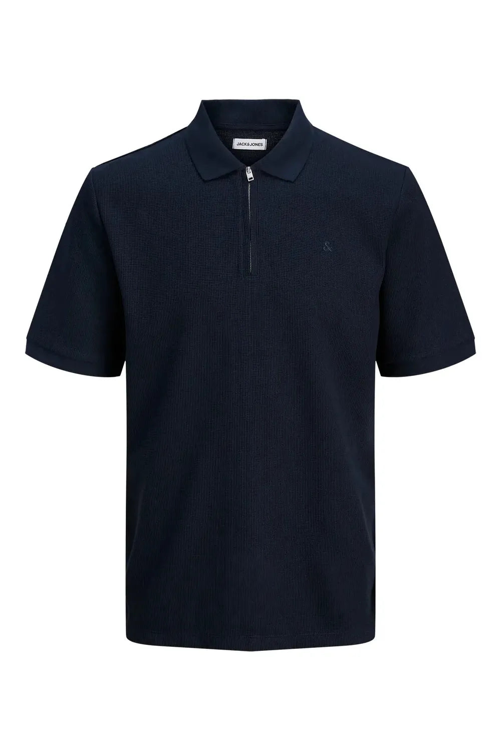 JACK JONES Erkek Lacivert Polo Yaka Kısa Kollu Tişört 12279177