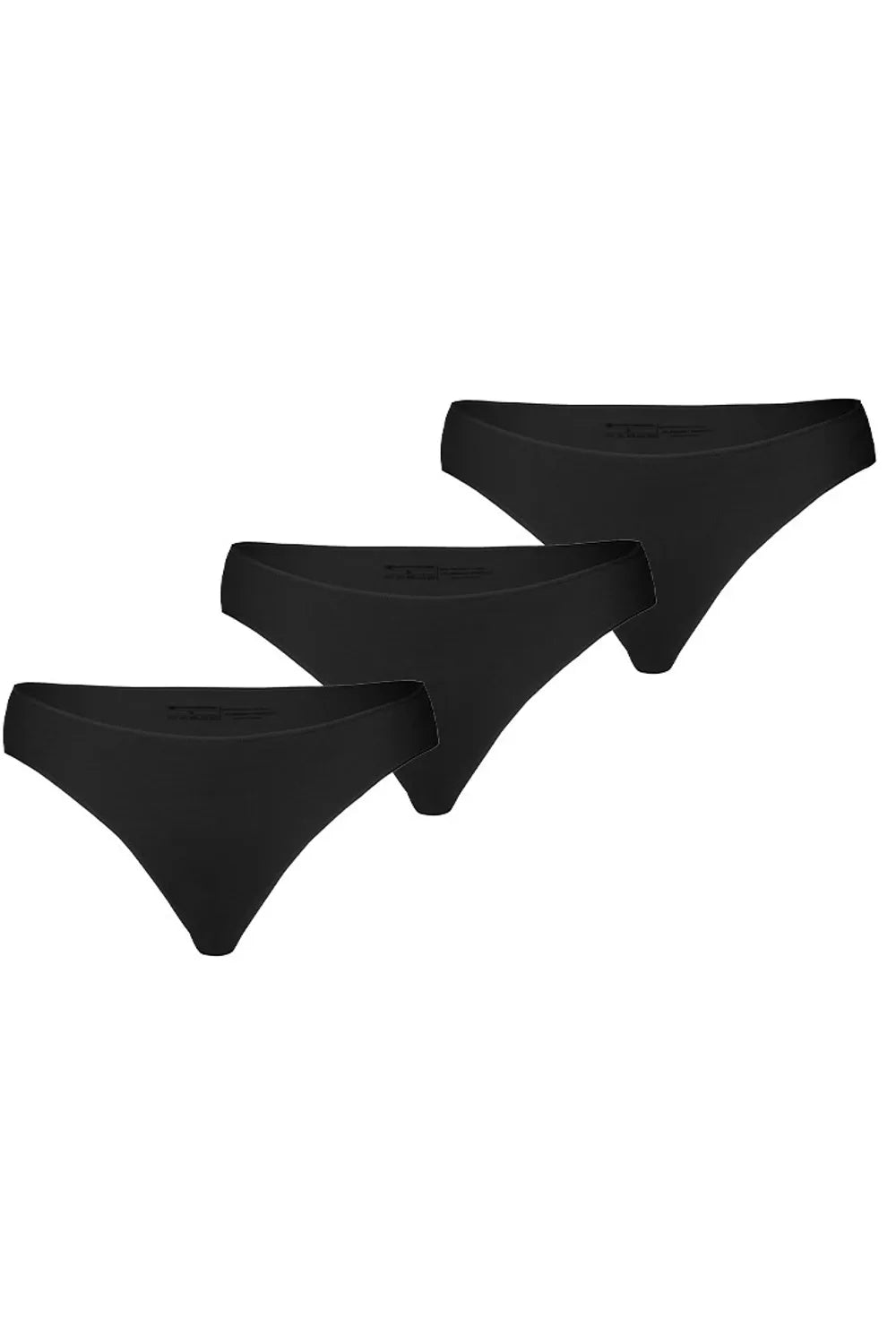 Blackspade Kadın 3'lü Paket Slip Essential Siyah Külot 1574S