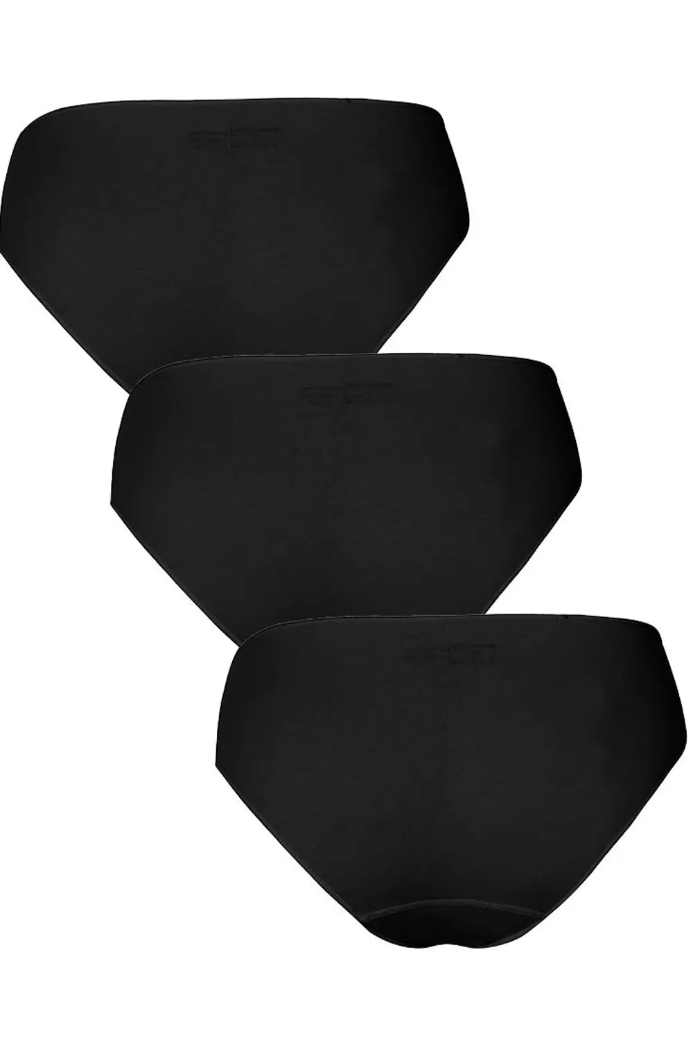 Blackspade Kadın 3'lü Paket Slip Essential Siyah Külot 1574S