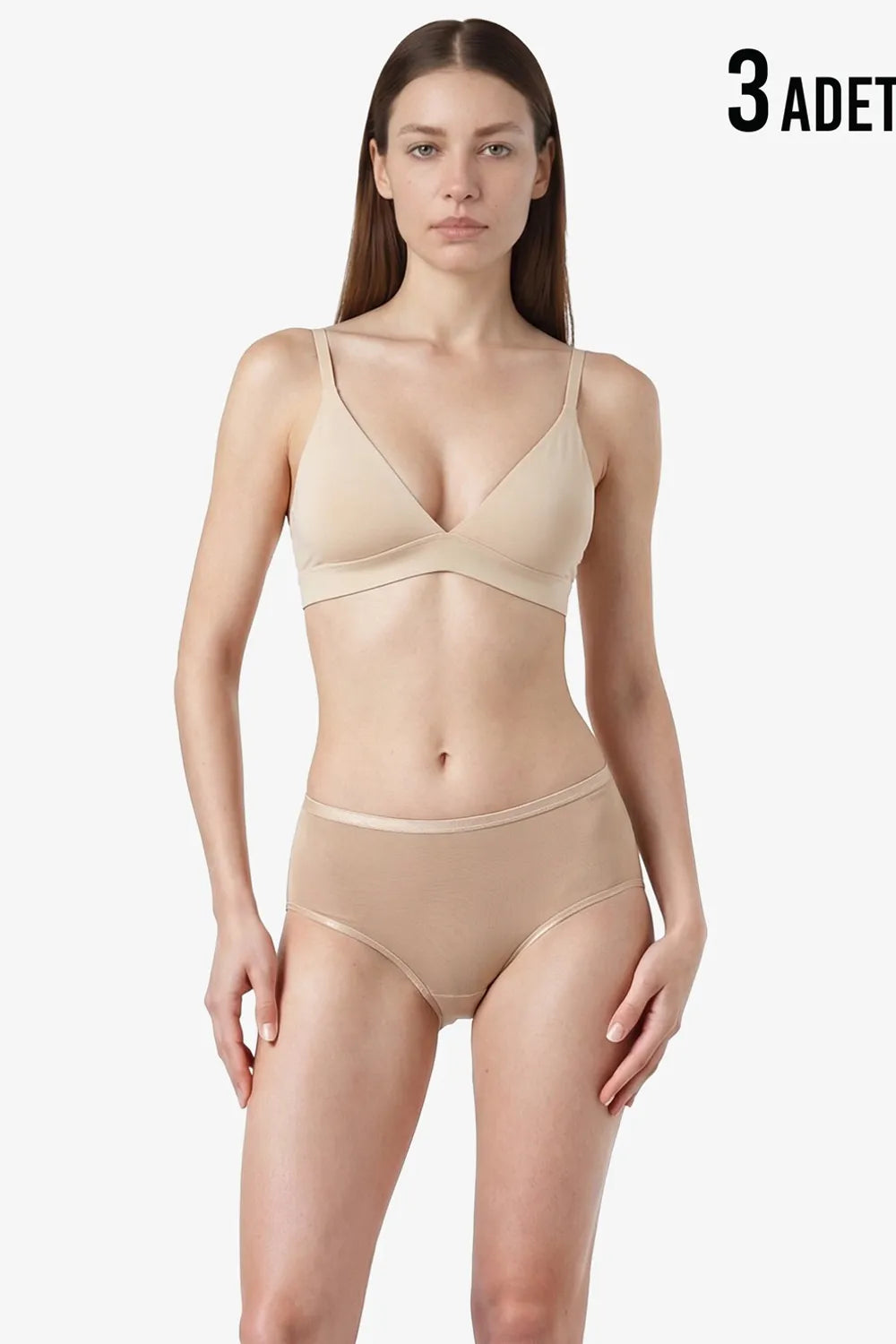 Blackspade Kadın 3'lü Paket Essential Ten Külot 1577T