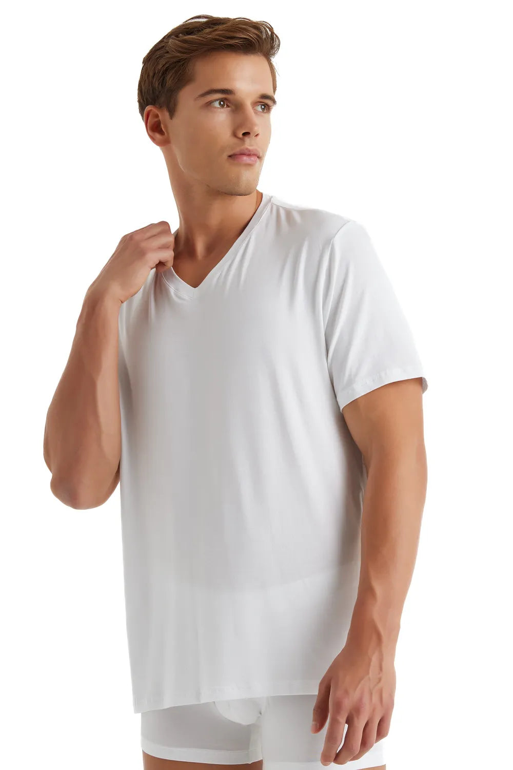 Blackspade Erkek Fanila Silver Beyaz Tişört 9308B