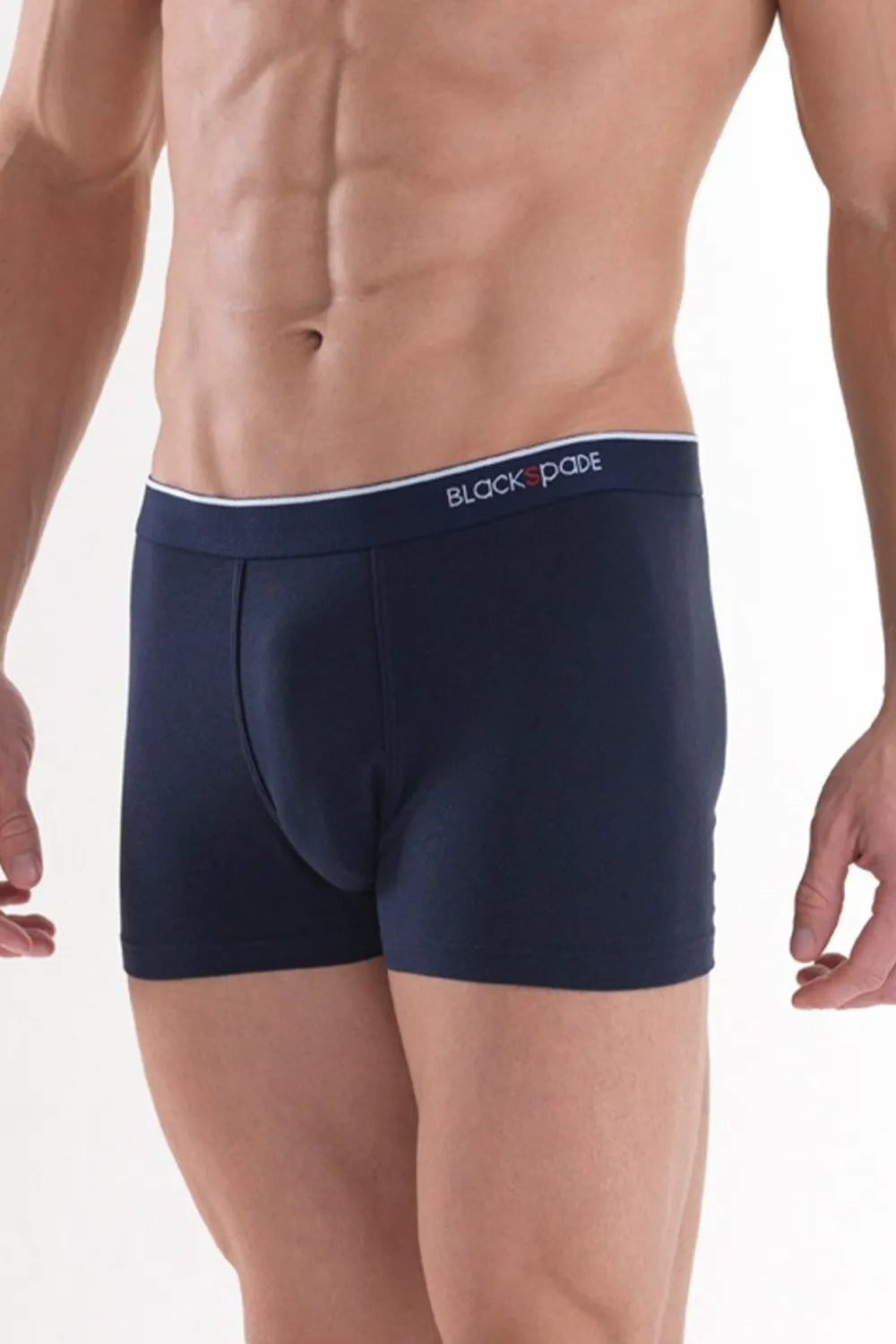 Blackspade Erkek  2'li Stripes Lacivert Boxer 9551L