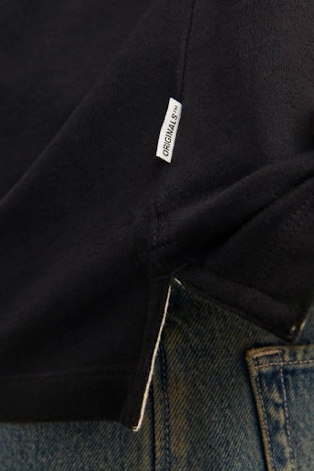 Jack Jones Erkek Jorfrederiksberg  Polo Yaka Siyah Tişört 12278511