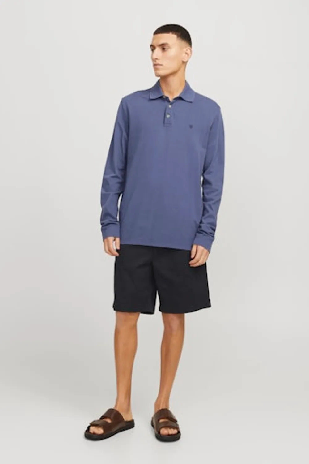 JACK JONES Erkek Siyah Kampanyalı Hibrit Jogger Şort 12274983