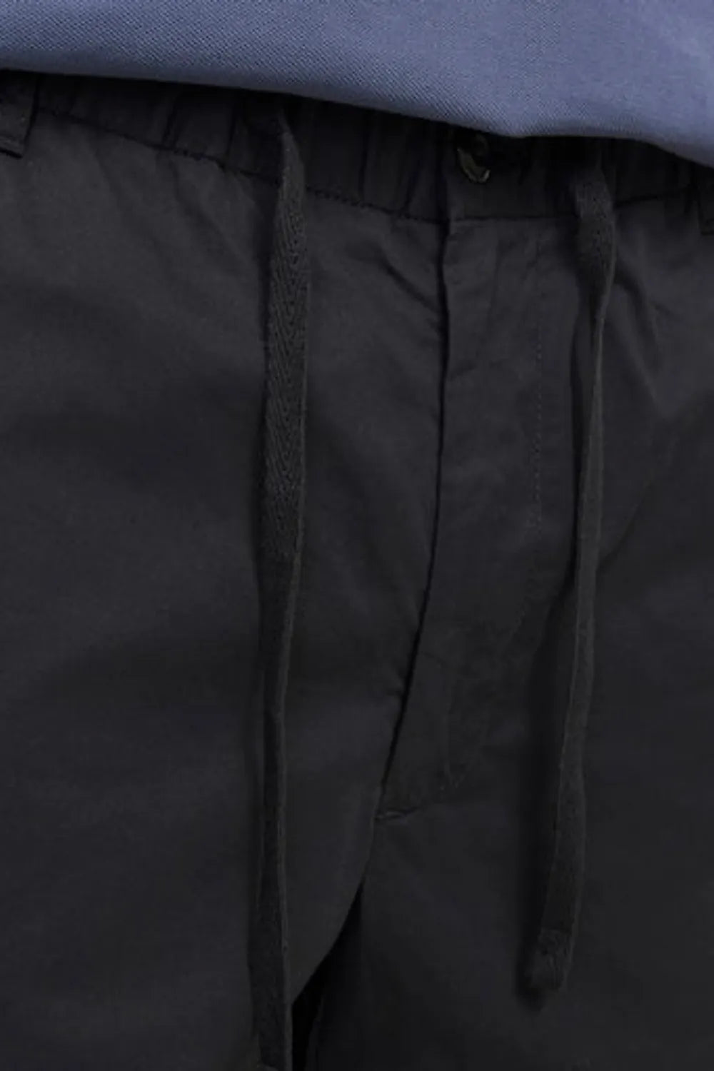 JACK JONES Erkek Siyah Kampanyalı Hibrit Jogger Şort 12274983