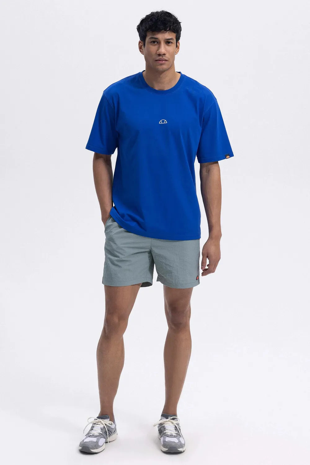 ELLESSE Erkek Saks Mavisi Tişört EM376