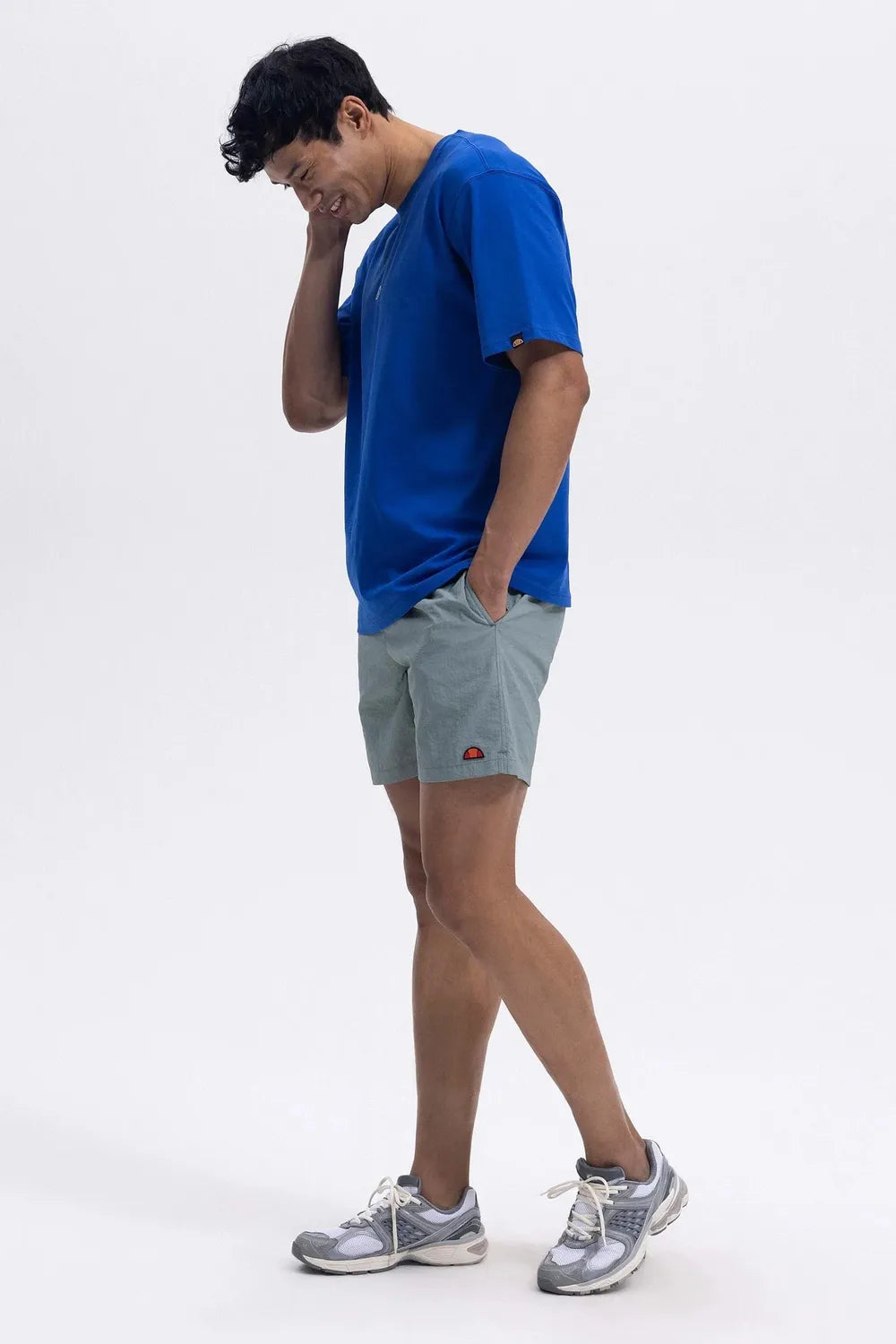 ELLESSE Erkek Saks Mavisi Tişört EM376