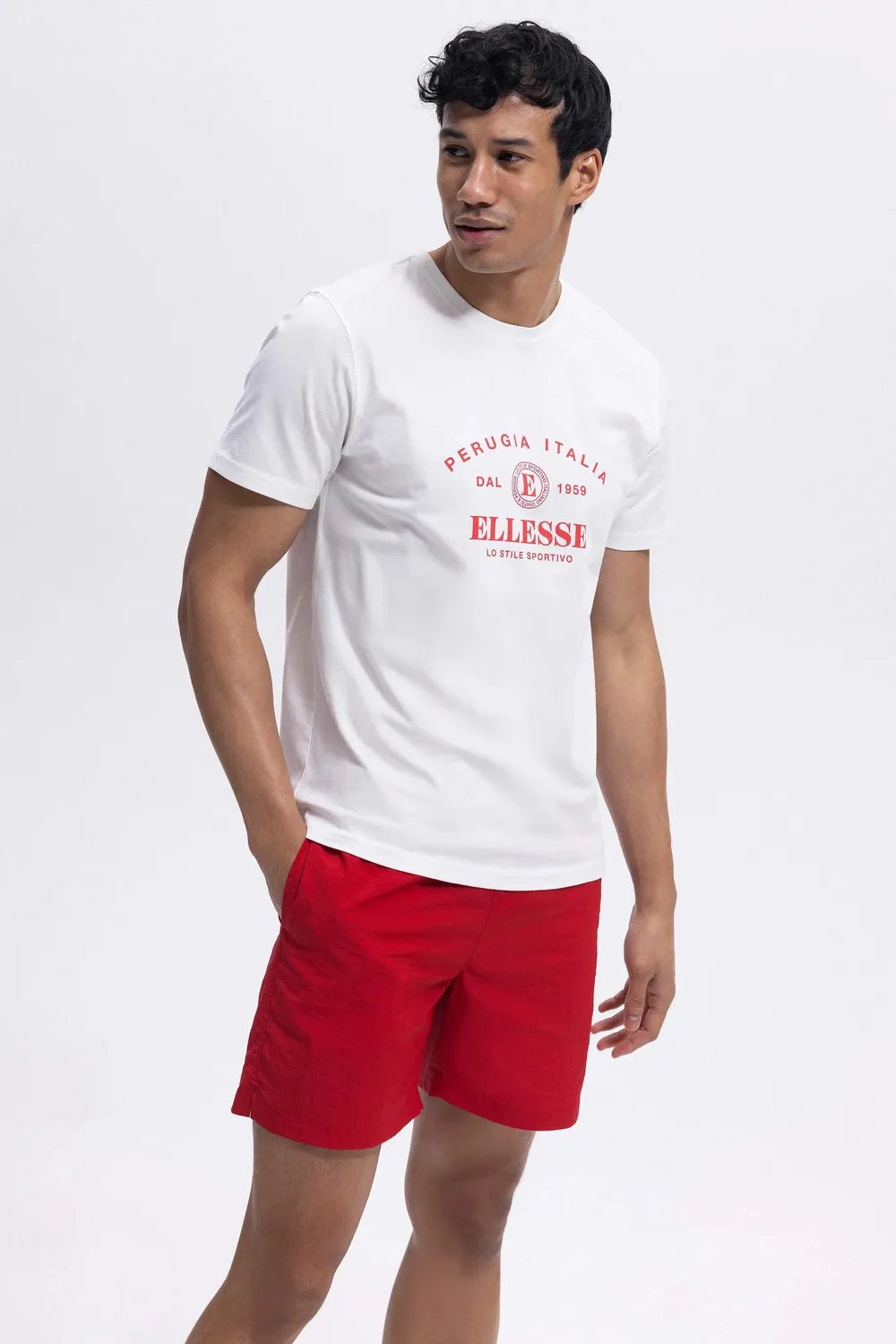 ELLESSE Erkek BEYAZ Tişört EM453