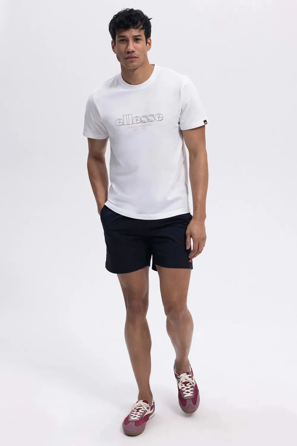 Ellesse Erkek Beyaz Tişört EM451