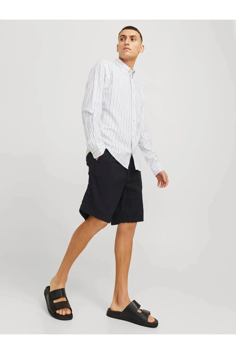 JACK JONES Erkek Siyah Kampanya Hibrit Kısa Şort 12274968