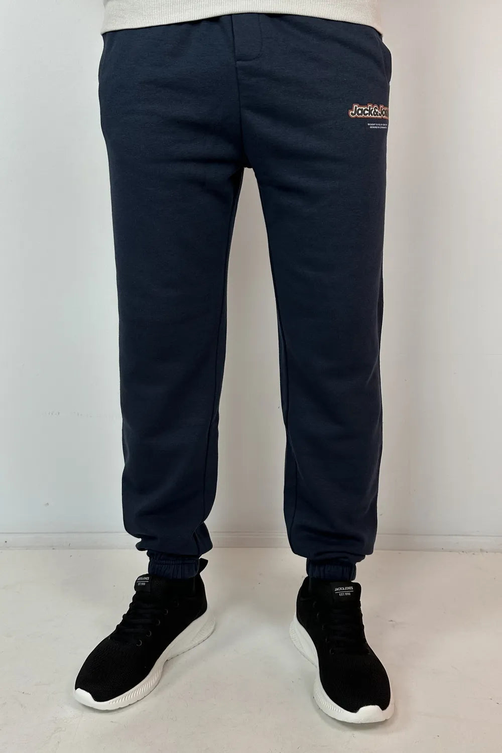 JACK JONES Erkek Lacivert Kapüşonlu Sweatshirt 12271659