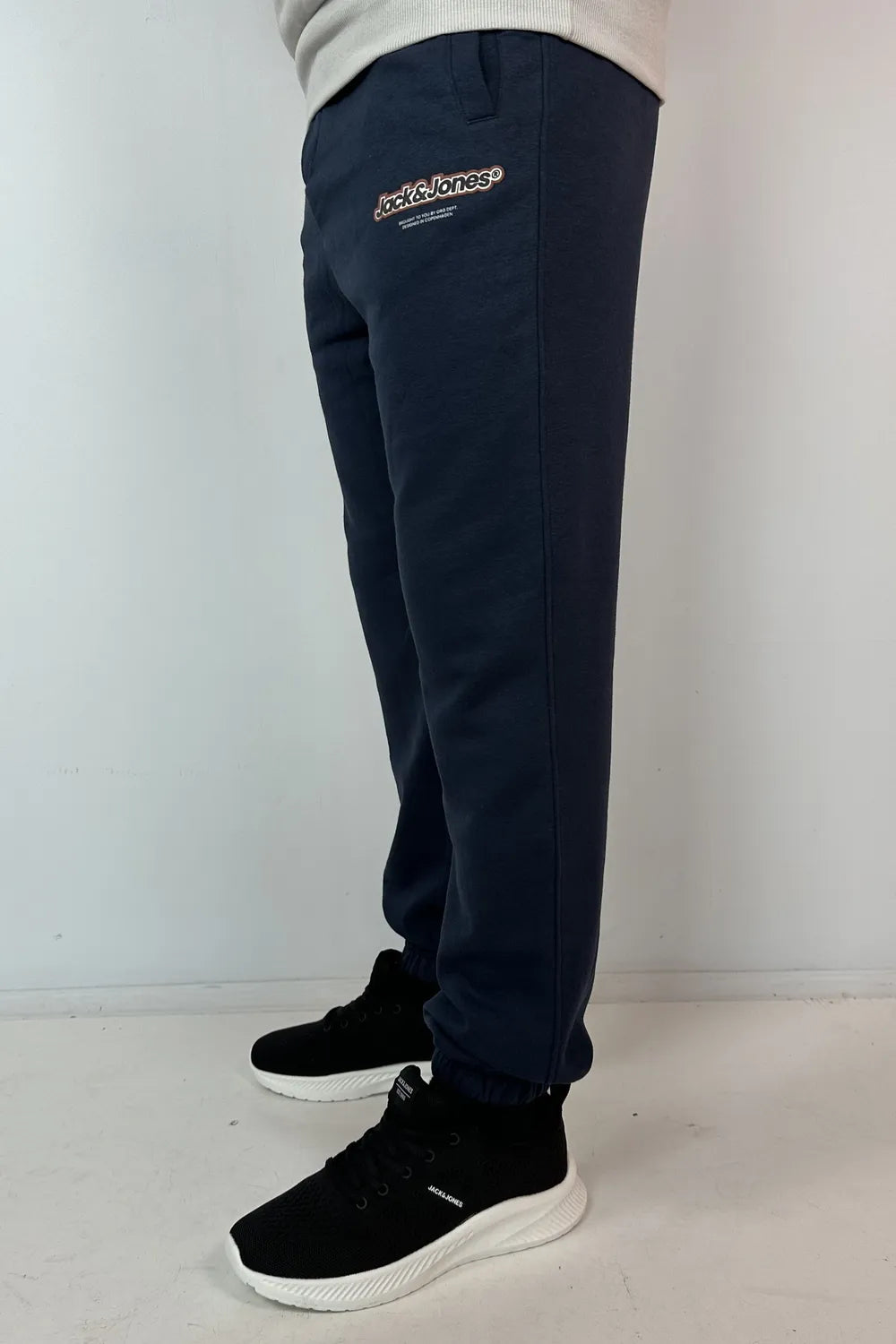 JACK JONES Erkek Lacivert Kapüşonlu Sweatshirt 12271659