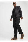 Jack Jones Erkek Jpstkarl Summer Siyah Kargo Pantolon 12268352