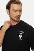 Jack Jones Erkek Pamuklu Siyah Bisiklet Yaka Tişört 12264415