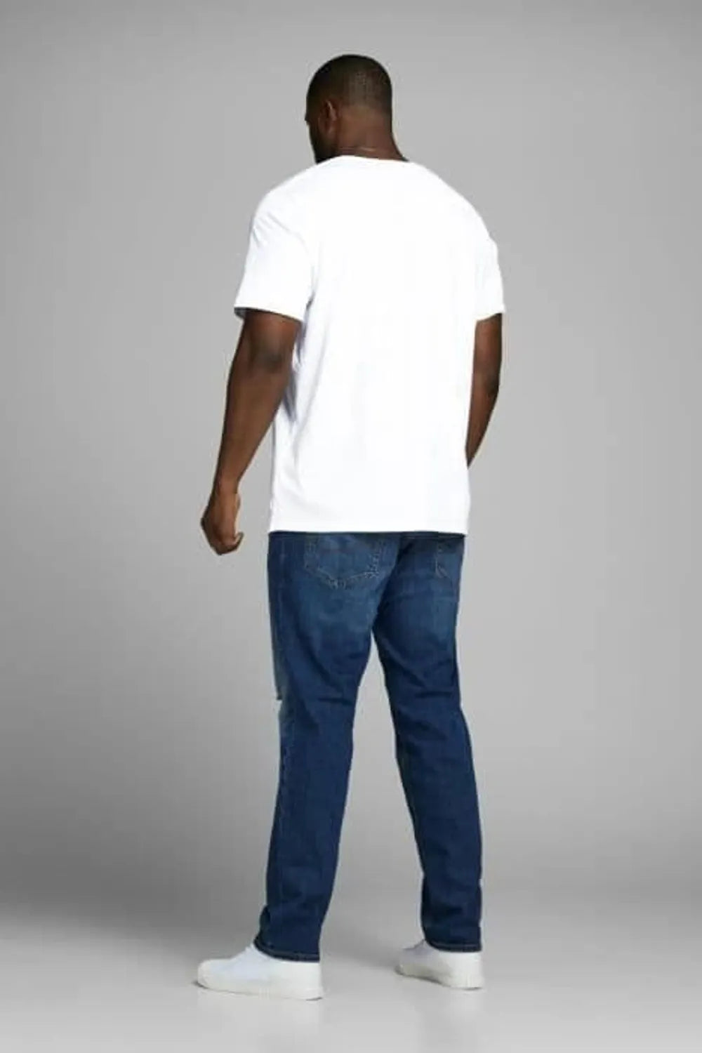 Jack & Jones Erkek BEYAZ TİŞÖRT 12158482