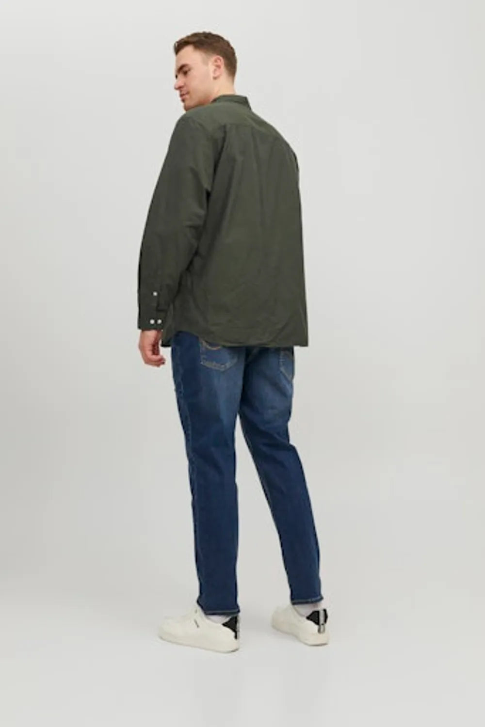 Jack & Jones Erkek KOYU YEŞIL GÖMLEK 12190444