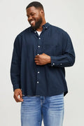 Jack & Jones Erkek KOYU LACİVERT GÖMLEK 12190444