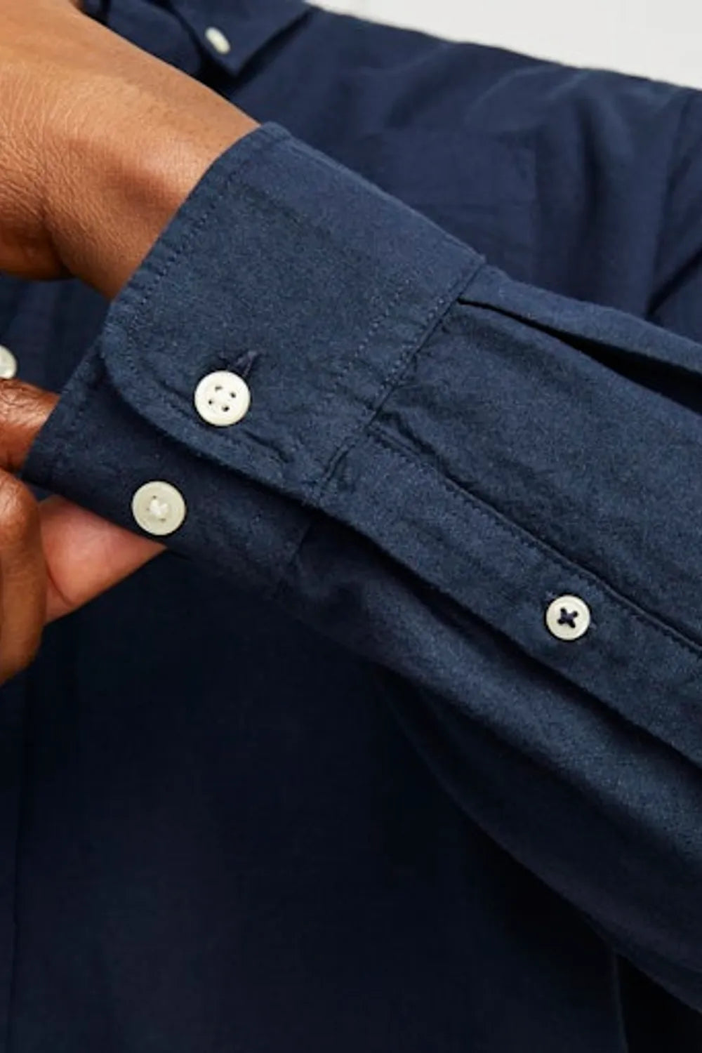 Jack & Jones Erkek KOYU LACİVERT GÖMLEK 12190444