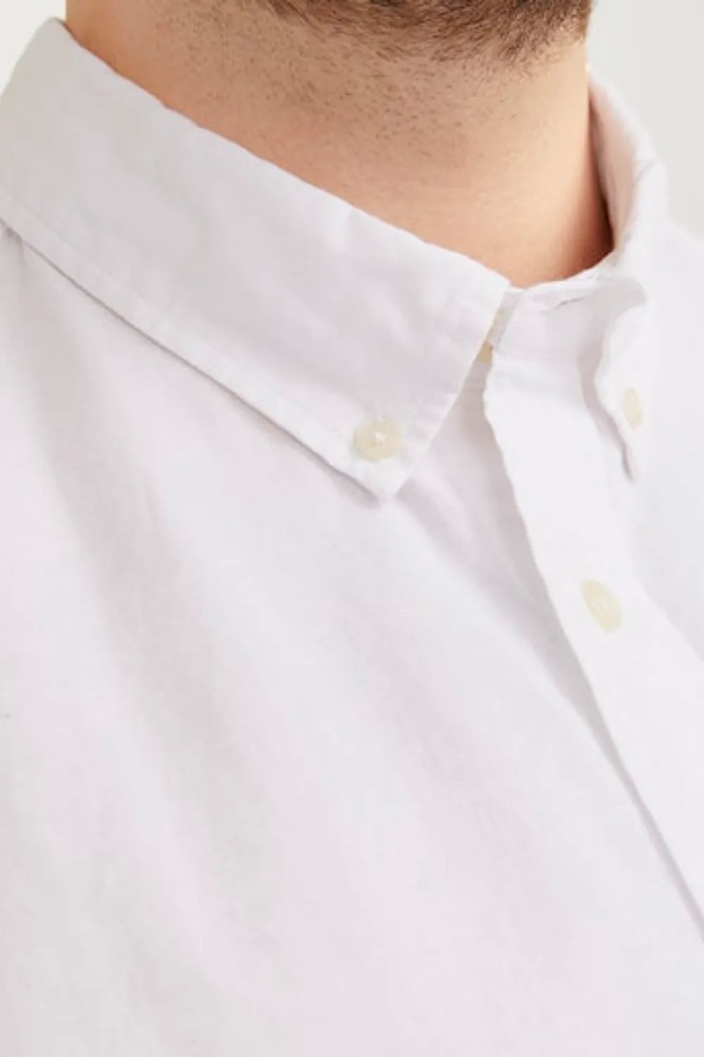 Jack & Jones Erkek BEYAZ GÖMLEK 12190444