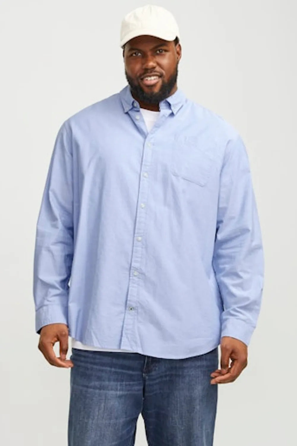 Jack & Jones Erkek MAVİ GÖMLEK 12190444