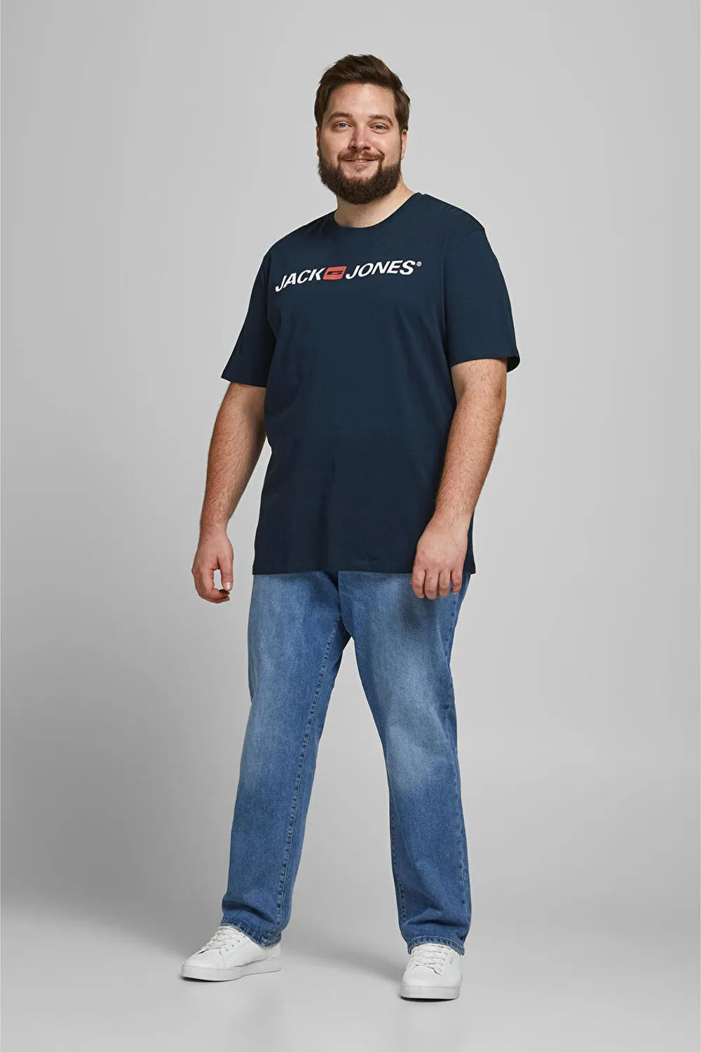 Jack & Jones Erkek KOYU LACİVERT TİŞÖRT 12184987