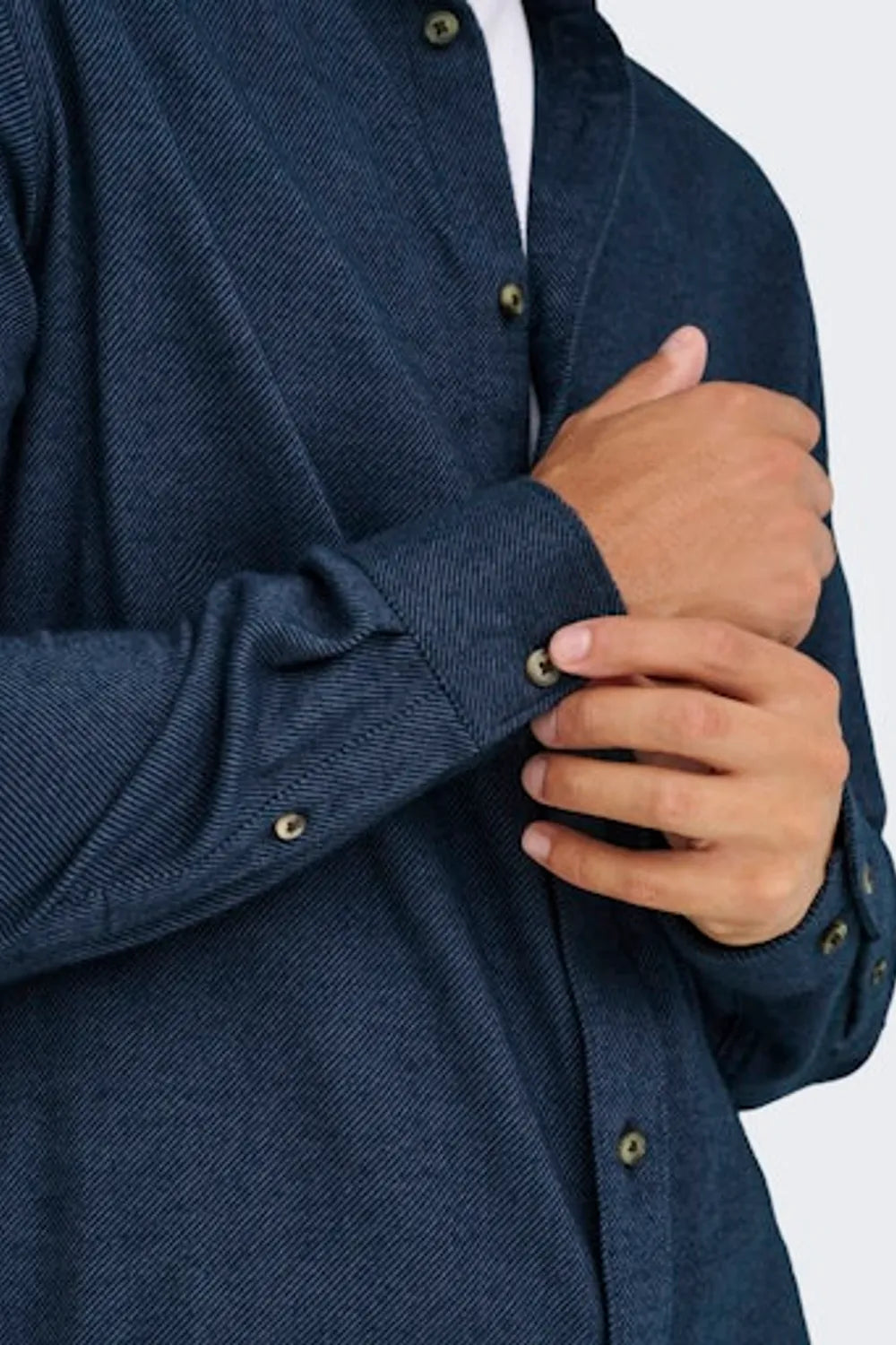 Only & Sons Erkek Koyu Lacivert Gömlek 22035182