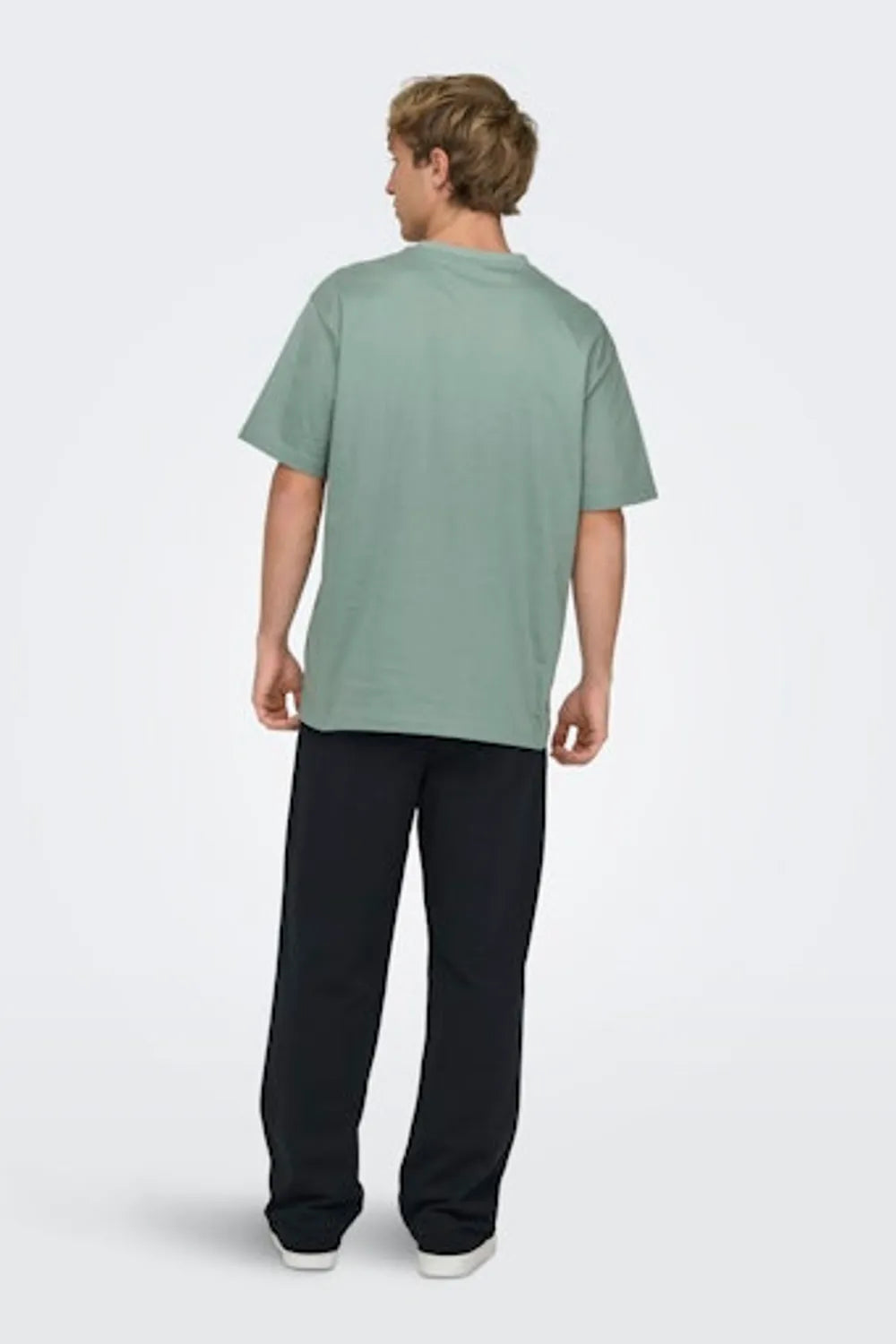 ONLY & SONS Erkek Zümrüt Yeşili Tişört 22022532