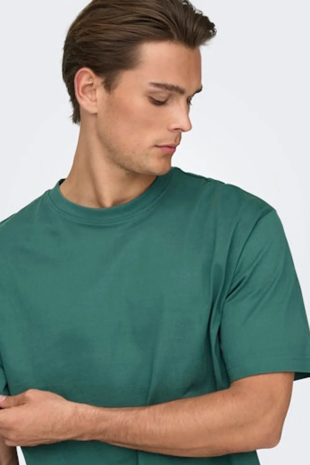 ONLY & SONS Erkek Yeşil Tişört 22022532