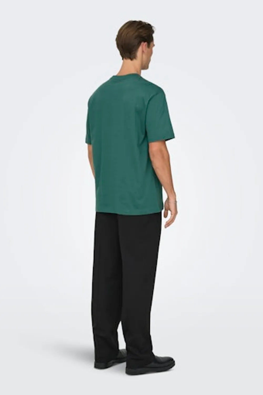 ONLY & SONS Erkek Yeşil Tişört 22022532