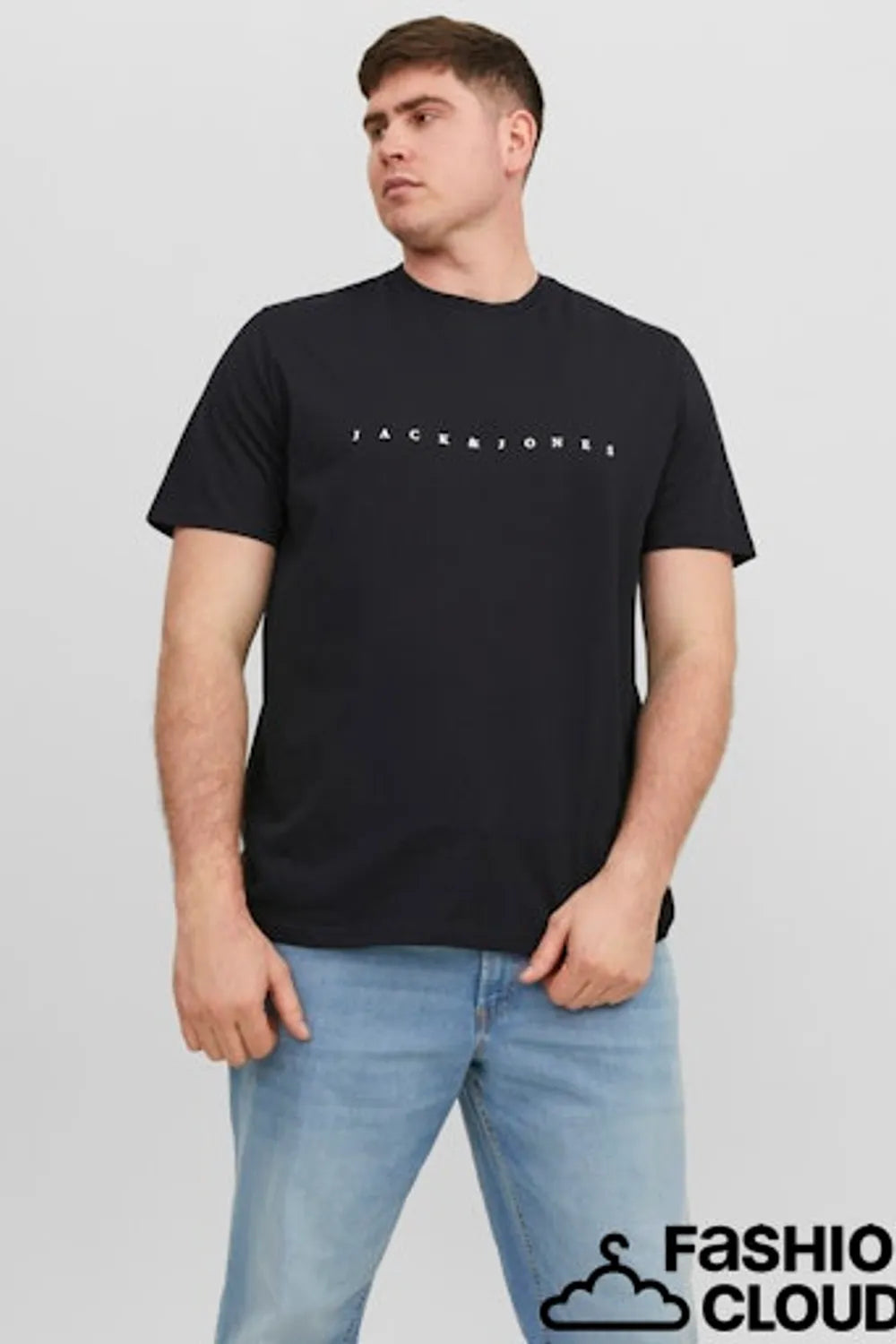 Jack & Jones Erkek SİYAH TİŞÖRT 12243625