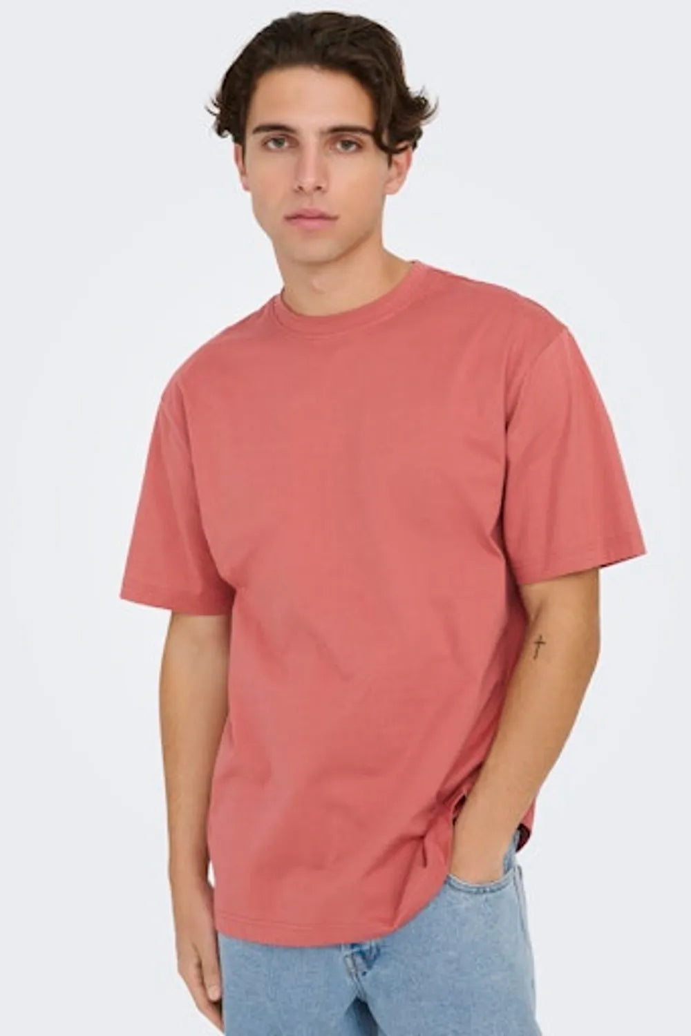 Only & Sons Erkek Gül Kurusu Tişört 22022532