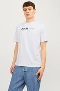 Jack&Jones Erkek Beyaz Tişört 12233999