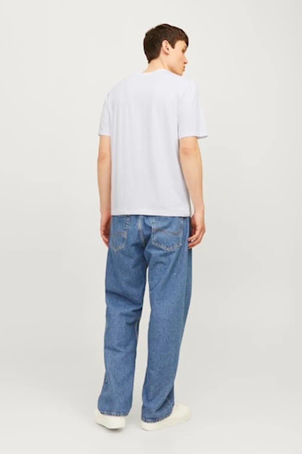 Jack&Jones Erkek Beyaz Tişört 12233999