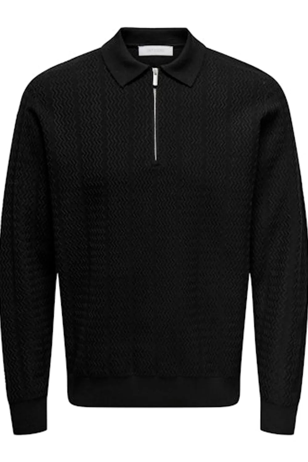 ONLY & SONS Erkek Siyah Polo 22035780