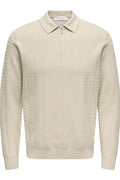 ONLY & SONS Erkek Açık Gümüş Gri Polo 22035780